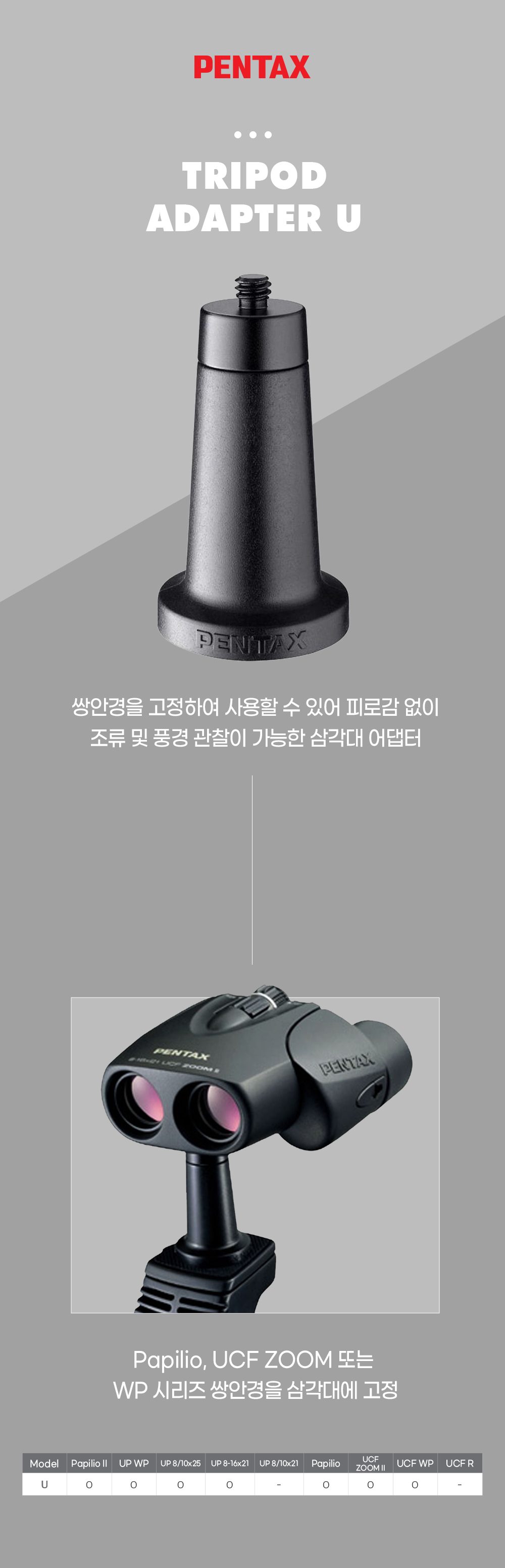 TRIPOD ADAPTER U