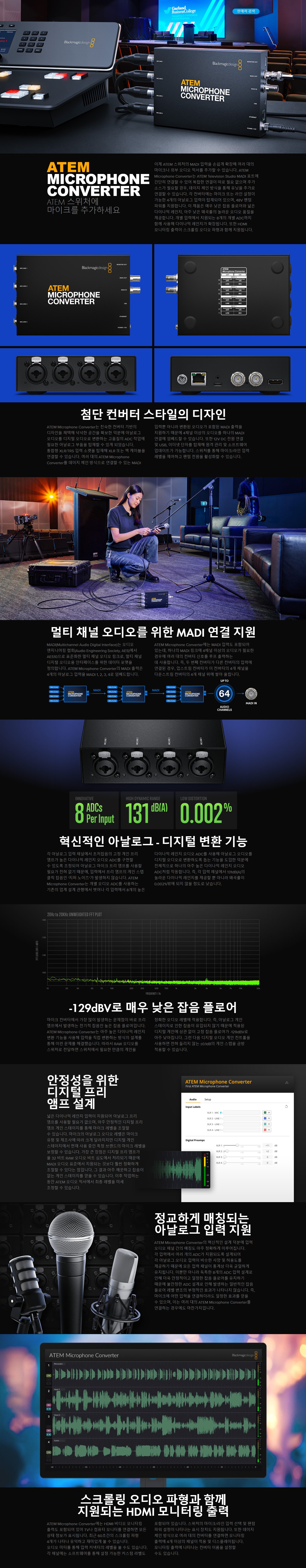 Blackmagic ATEM Microphone Converter