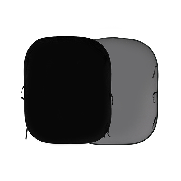 5'x6' Collapsible Black / Mid Grey