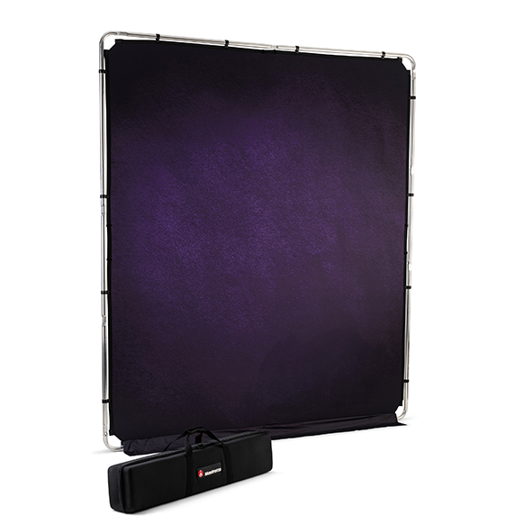 EzyFrame Vintage Background 2 x 2.3m Aubergine _ LL LB7938 (프레임 포함 KIT)