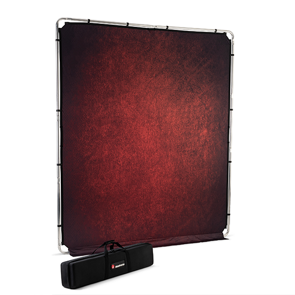 EzyFrame Vintage Background 2 x 2.3m Crimson _ LL LB7940 (프레임 포함 KIT)
