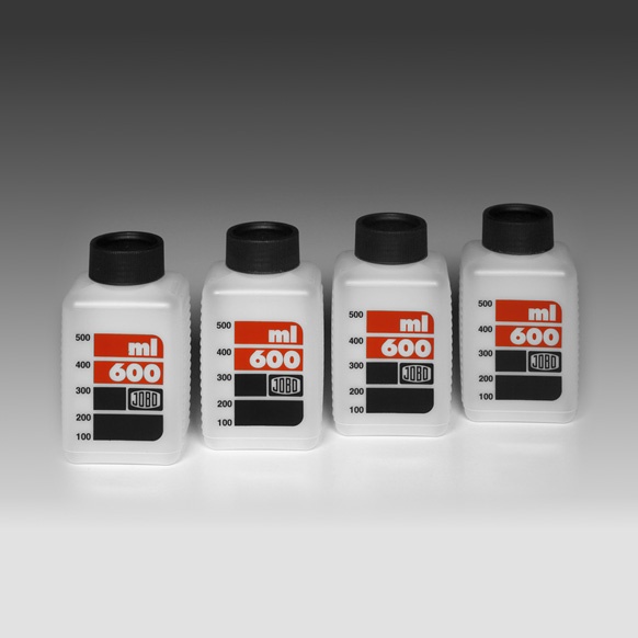#3310 JOBO SKALED BOTTLES 600ml (4x WHITE)