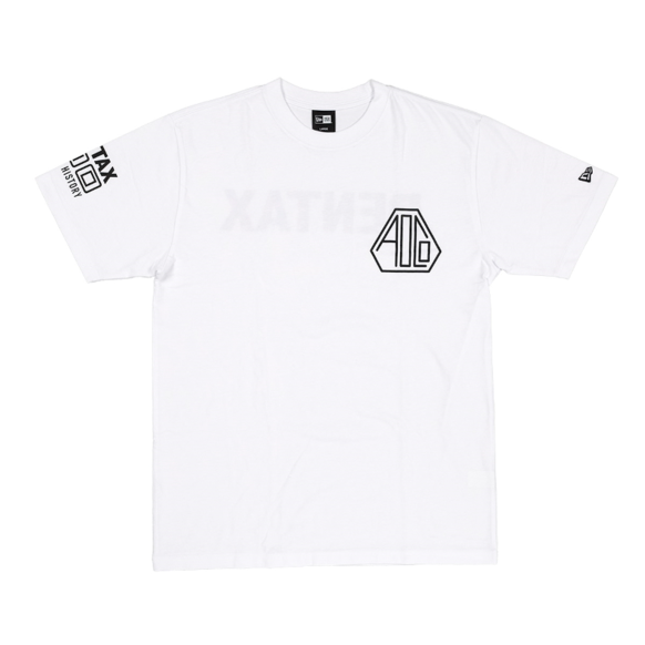 NEW ERA AOCO100 TSHIRT WT/BK (M)