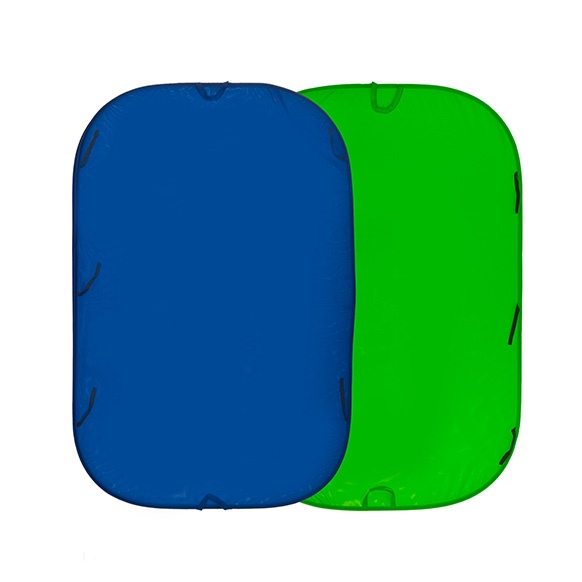 Collapsible Background 1.8 x 2.1m Chromakey Blue/Green