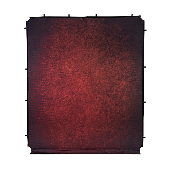EzyFrame Vintage Background Cover 2 x 2.3m Crimson _ LL LB7941 (프레임 미포함)