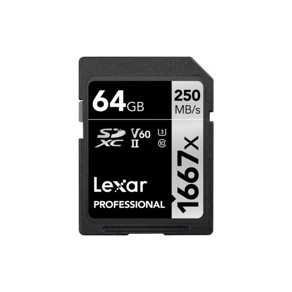 렉사 프로페셔널 SDXC 64GB UHS-II 1667배속