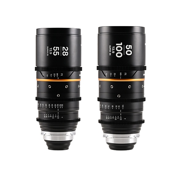 Laowa Nanomorph S35 Zoom 2-Lens Bundle (28-55mm, 50-100mm) Amber