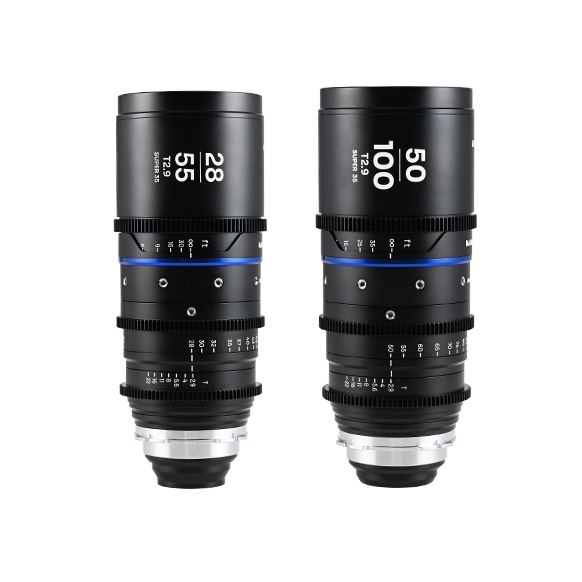 Laowa Nanomorph S35 Zoom 2-Lens Bundle (28-55mm, 50-100mm) Blue