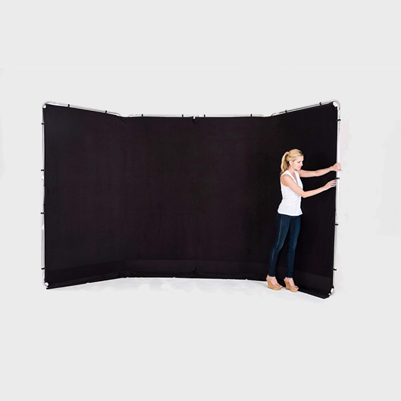 Panoramic Background 4m Black (LL LB7621)