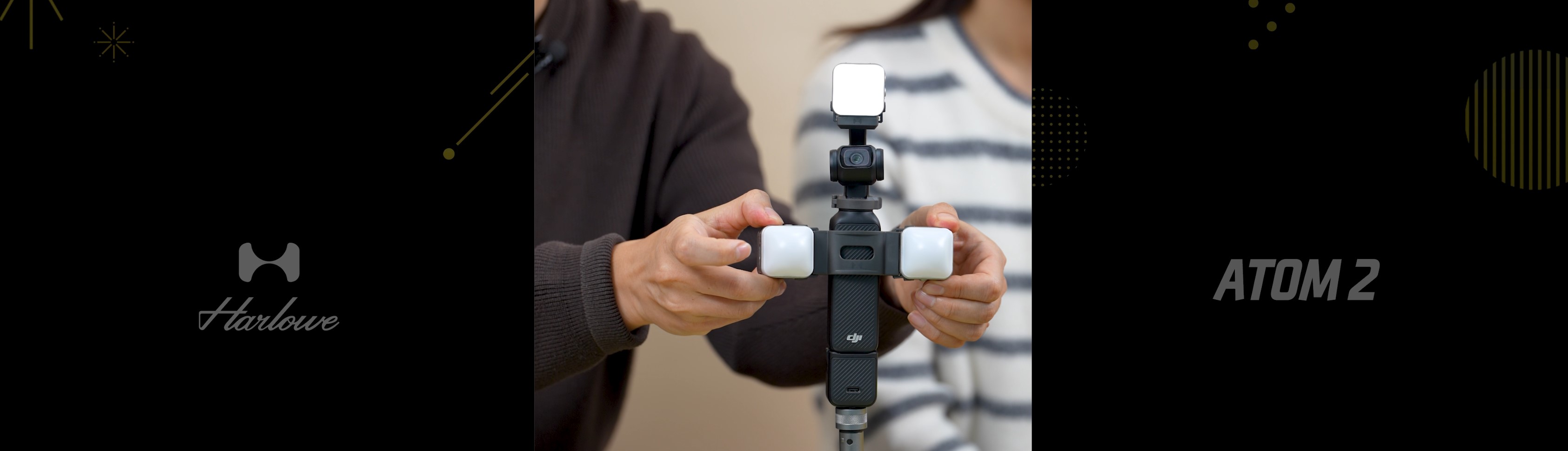 크리에이터를 위한 초소형 지속광 조명, ATOM 2