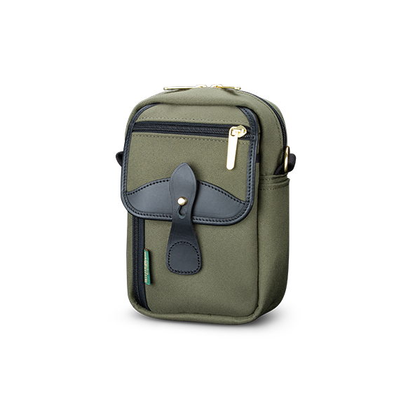 Airline Stowaway (Sage FibreNyte / Black Leather)
