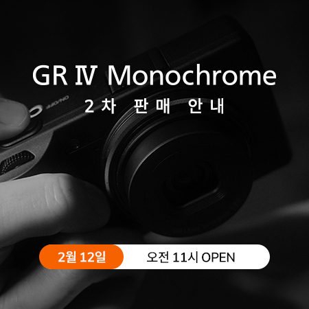 GR4 모노크롬 2차 판매