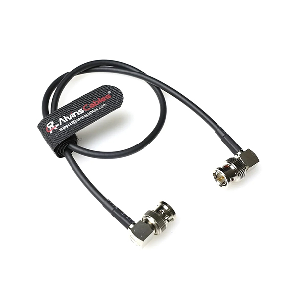 Alvin's Cables Right Angle BNC Male to Right Angle BNC Male (50cm)