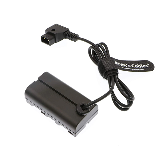Alvin's Cables Dtap Male to NP-F Dummy Battery (86cm)
