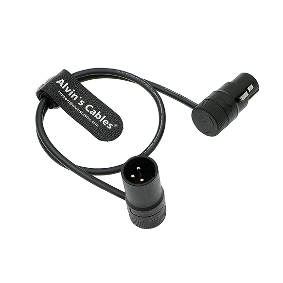 Alvin's Cables Rotatable Low-Profile XLR 3 Pin Male to Female Cable Original Connector_50cm