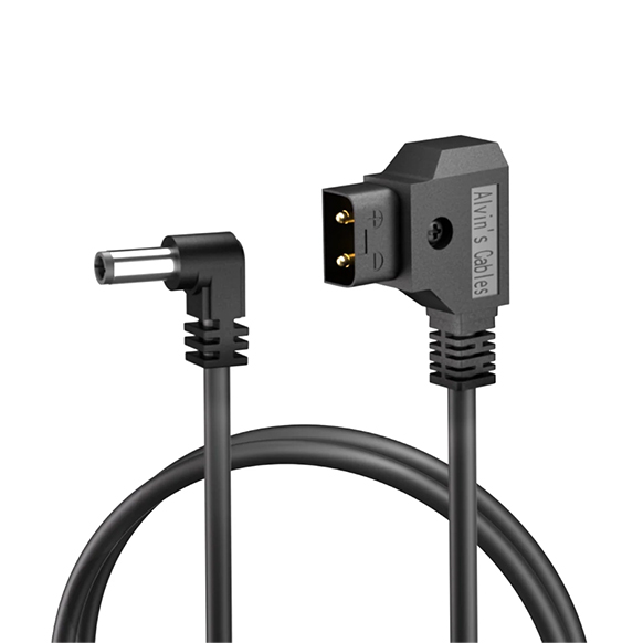 Alvin's Cables Dtap Male to Right Angle DC Male (60cm)