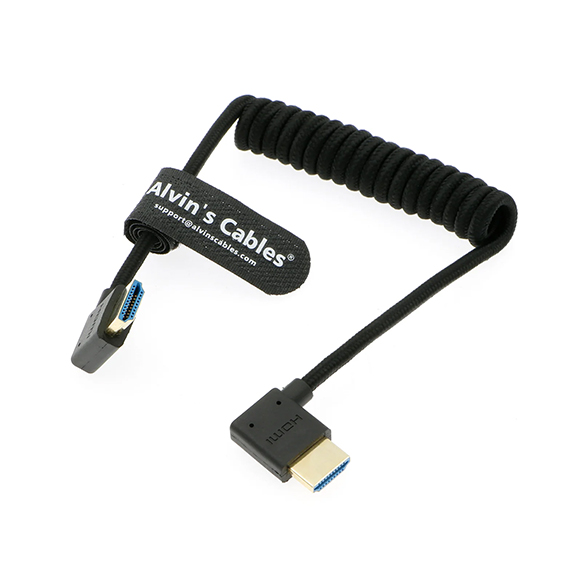 Alvin's Cables Right Angle HDMI to Right Angle HDMI (30–45cm)
