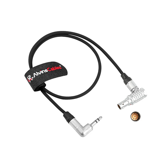 Alvin's Cables Right Angle 3.5mm TRS to Right Angle 9 Pin Male (45cm)