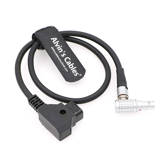Alvin's Cables Dtap Male to Right Angle 2 Pin Male (45cm)