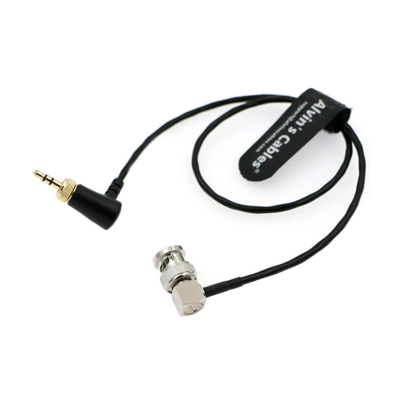 Alvin's Cables 3.5mm TRS to BNC Timecode Cable Generator Box_50cm