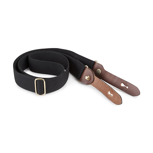 HP Shoulder Sling (Black Webbing / Tan Leather / Brass) | 세기몰