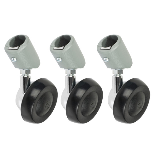 017 CASTER WHEEL SET (다리 튜브 지름 19mm 스텐드 용)