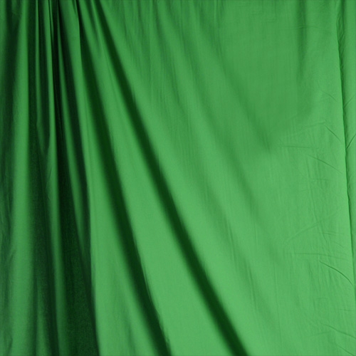 Chroma Green Solid Muslin Background