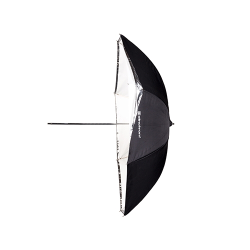 26358 Umbrella Shallow White/Translucent 85cm