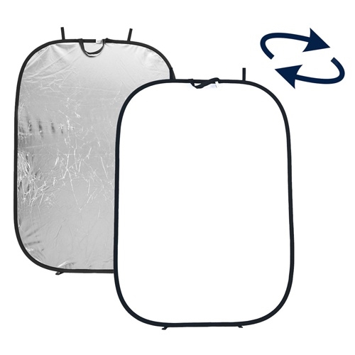 [박스훼손] LL LR7231 접이식 1.8m x 1.2m 타원반사판 (Silver/White)